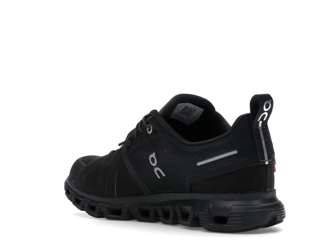 On Running Cloud 6 Waterproof All Black (Women's) - vue secondaire B