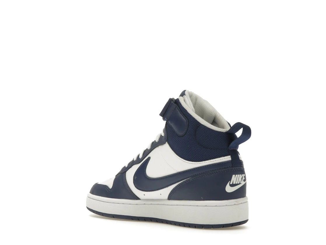 Nike Court Borough Mid 2 White Blue Void (GS) - vue secondaire B