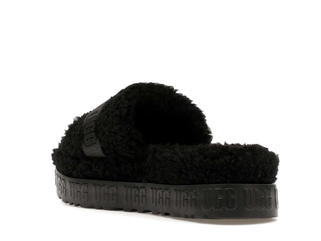 UGG Fluffita Slide Black (Women's) - vue secondaire B