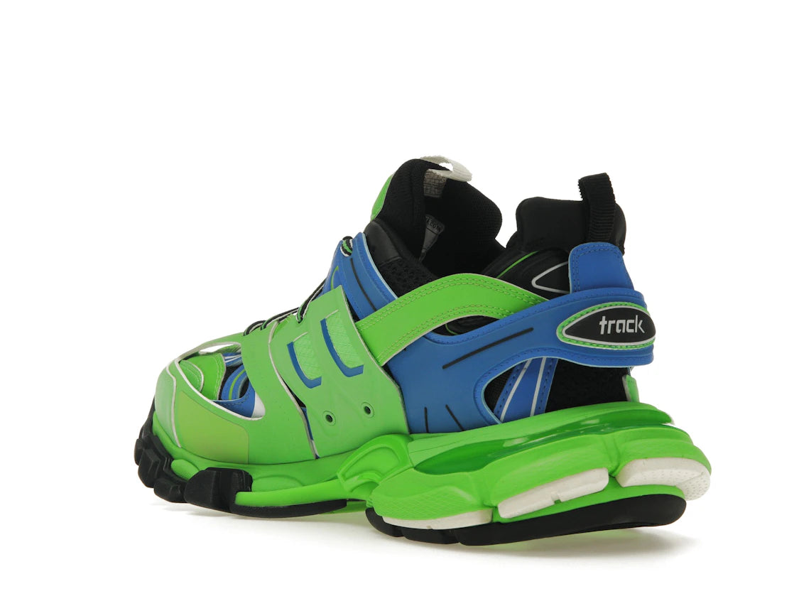 Balenciaga Track Trainers Green Blue - vue secondaire B