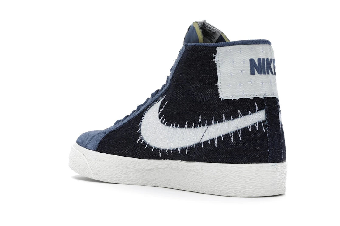 Nike SB Zoom Blazer Mid Sashiko Mystic Navy - vue secondaire B