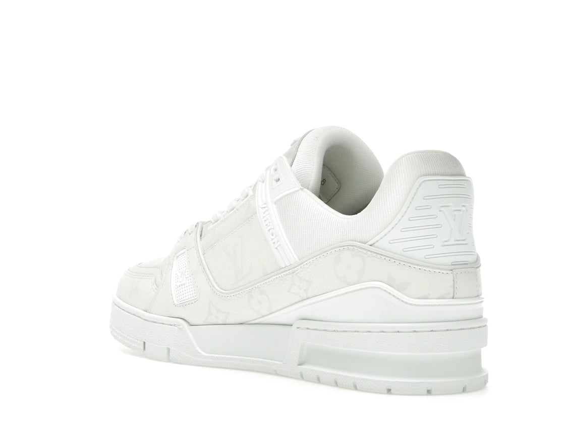 Louis Vuitton LV Trainer White Monochrome - vue secondaire B
