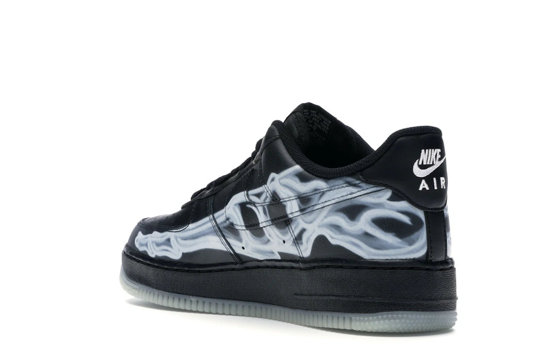 Nike Air Force 1 Low Black Skeleton Halloween (2019) - vue secondaire B