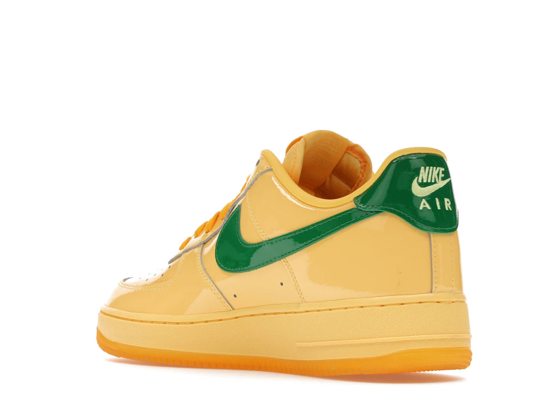 Nike Air Force 1 Low Patent Leather Topaz Gold Pine Green - vue secondaire B