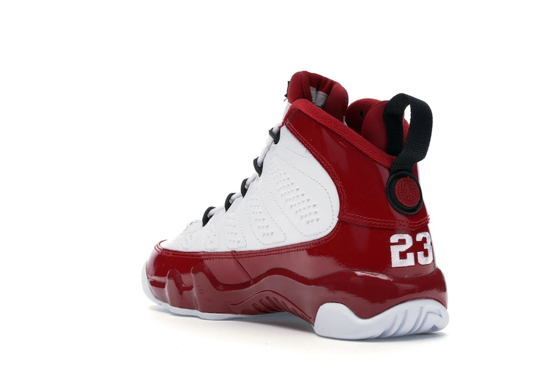 Jordan 9 Retro White Gym Red (GS) - vue secondaire B