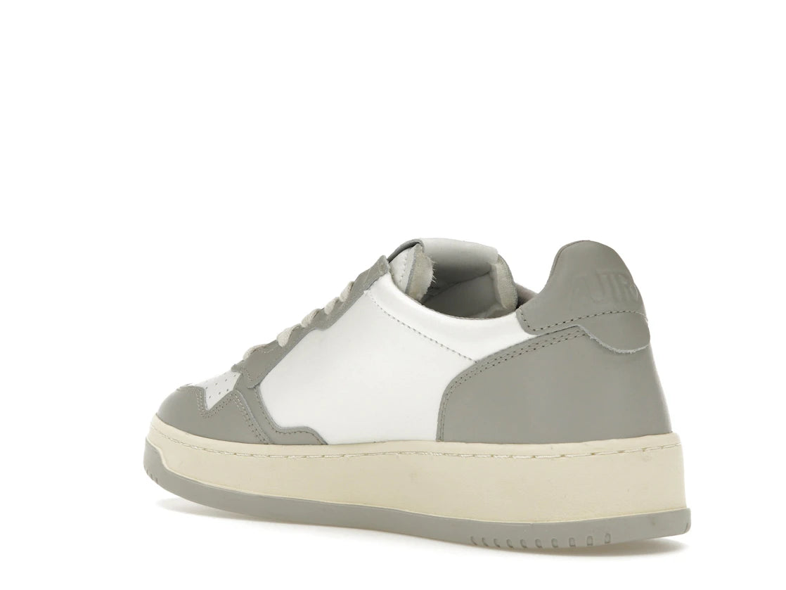 Autry Medalist Leather Low Grey White - vue secondaire B