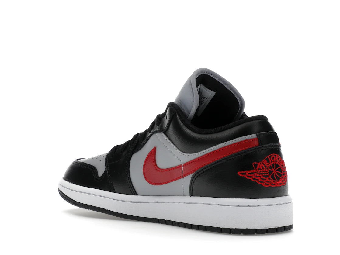 Jordan 1 Low Wolf Grey Gym Red (Women's) - vue secondaire B
