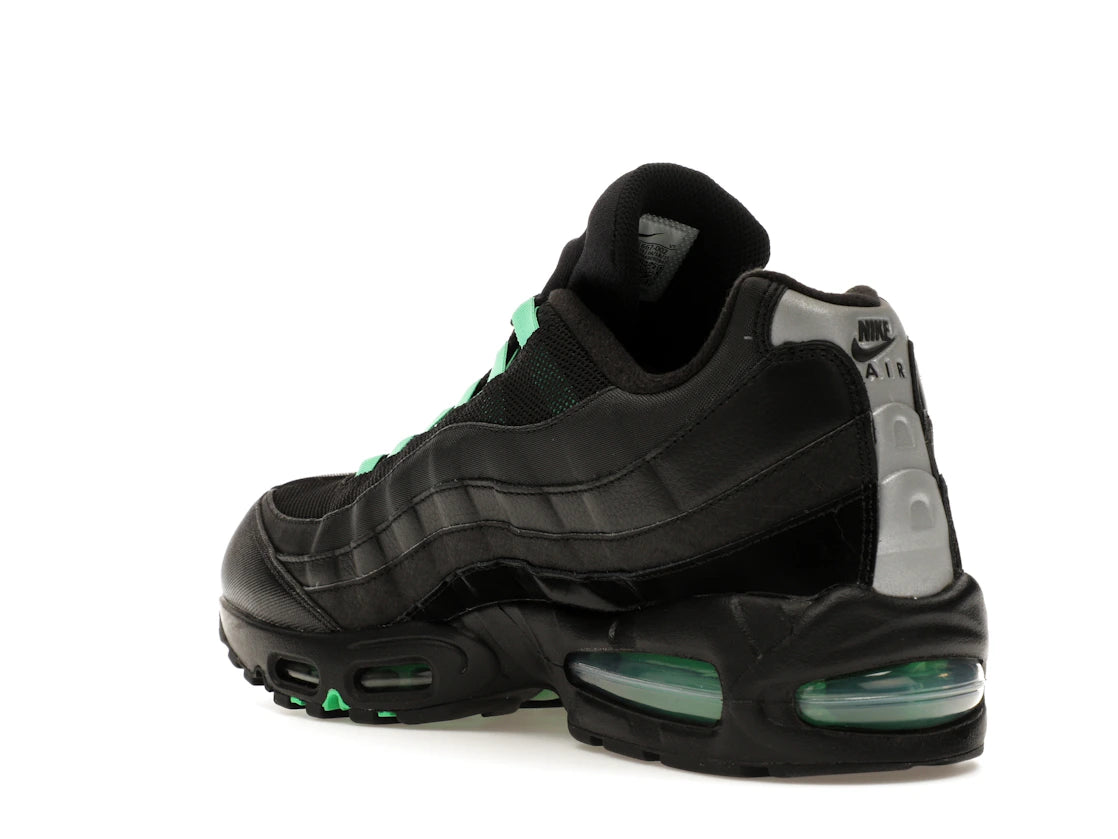 Nike Air Max 95 OG Big Bubble Schwarz Grün Shock - vue secondaire B
