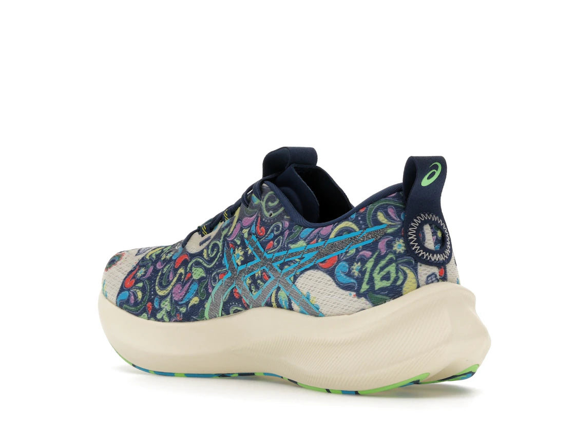 ASICS Noosa Tri 16 Limited Edition Midnight Blue Lime Burst - vue secondaire B