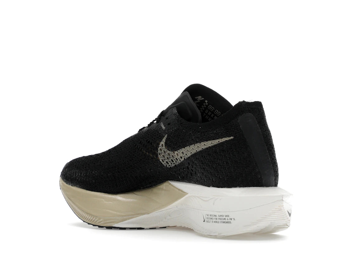 Nike ZoomX Vaporfly 3 Black Metallic Gold Grain (Women's) - vue secondaire B