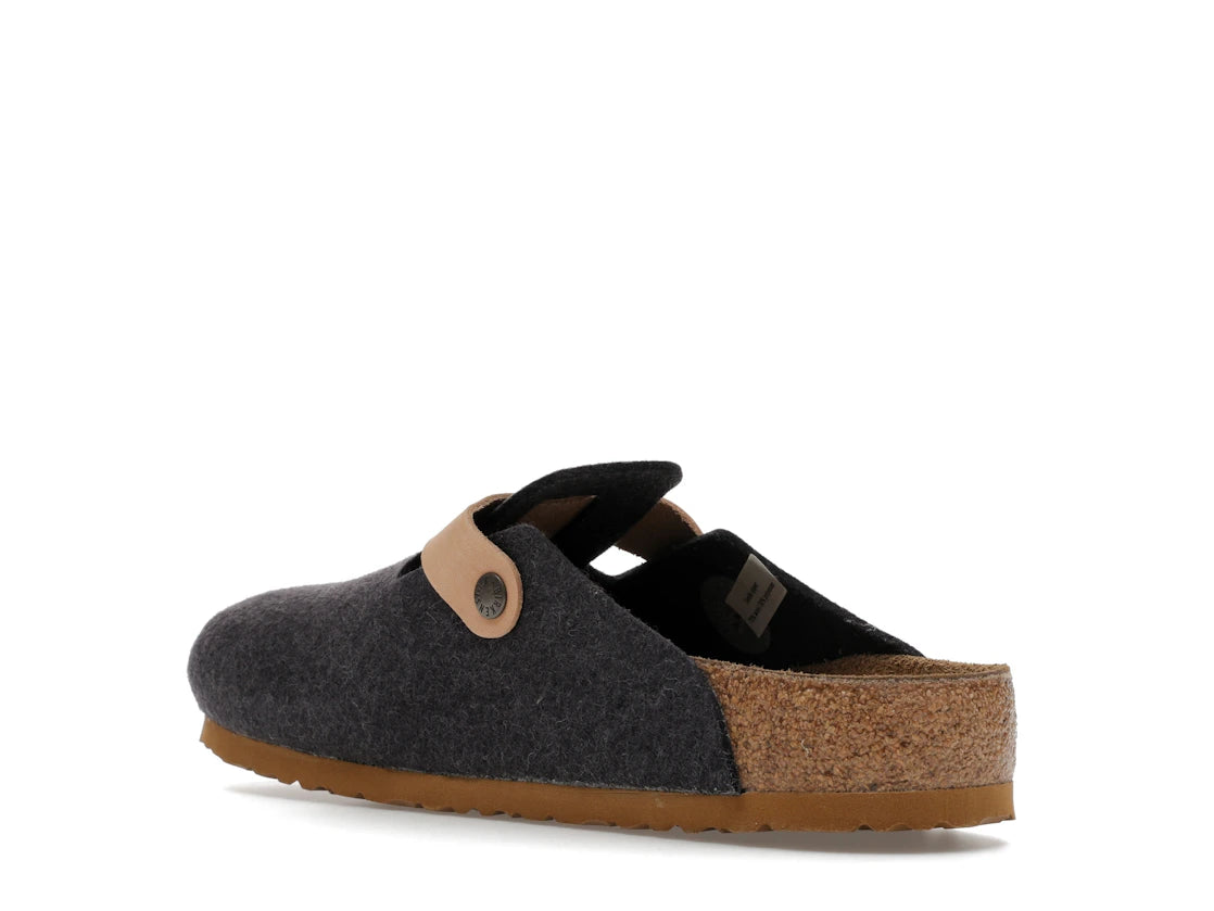 Birkenstock Boston Felt Concepts Anthracite - vue secondaire B