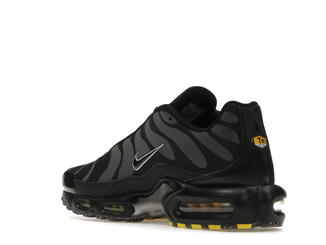 Nike Air Max Plus Black Optic Yellow - vue secondaire B
