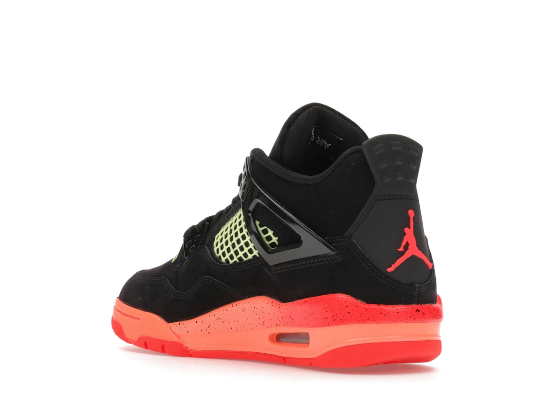 Jordan 4 Retro Black Infrared Barely Volt (GS) - vue secondaire B
