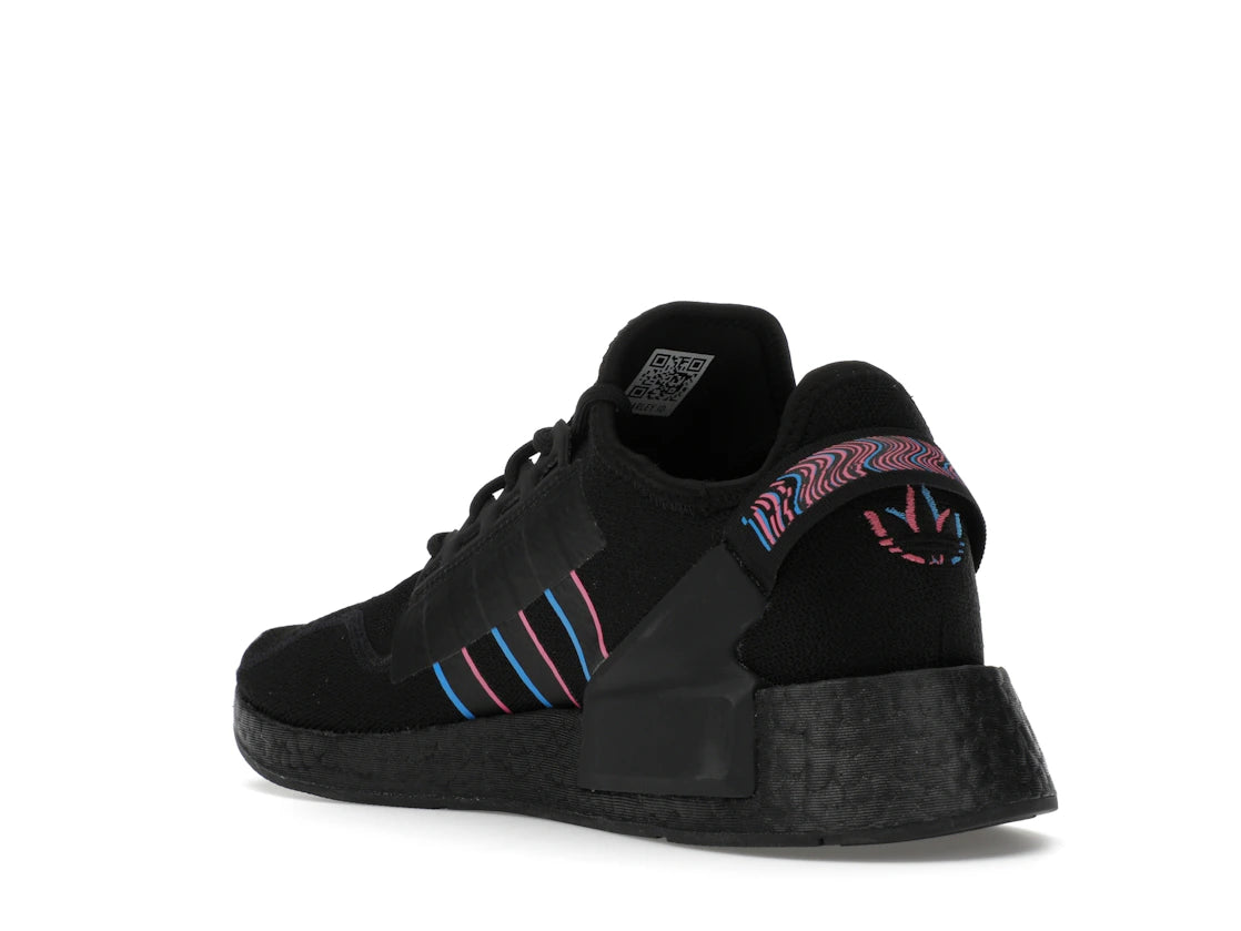 adidas NMD R1 V2 Black Pulse Magenta - vue secondaire B