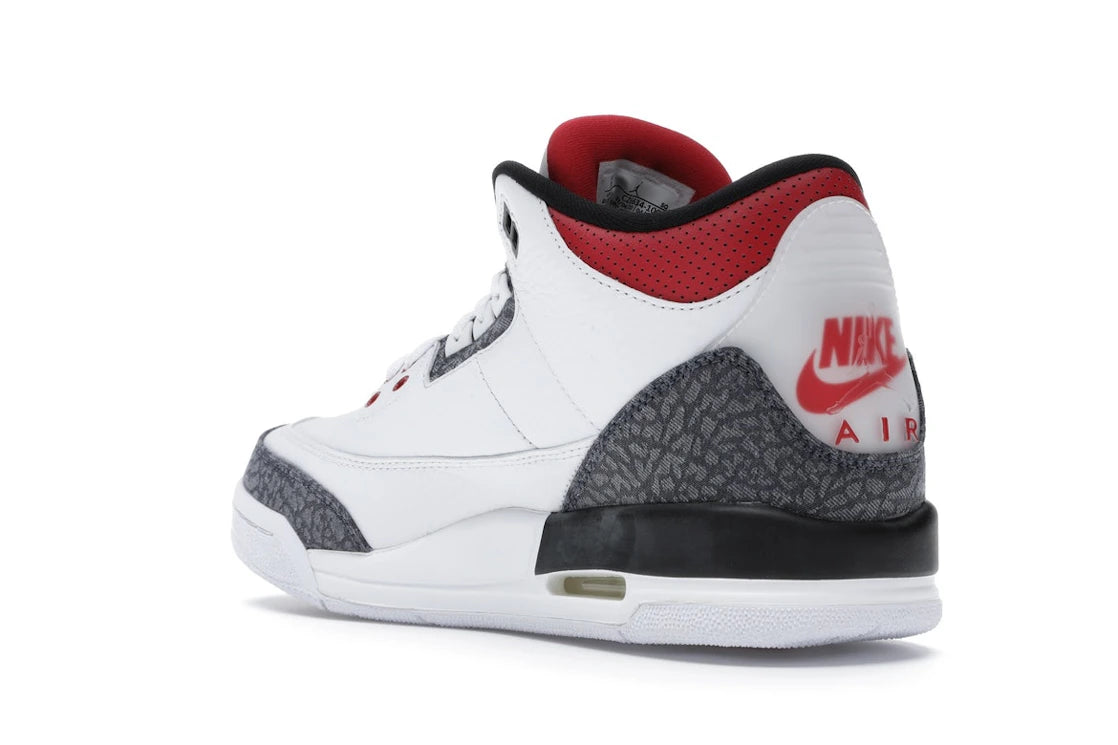 Jordan 3 Retro SE Fire Red Denim (GS) - vue secondaire B