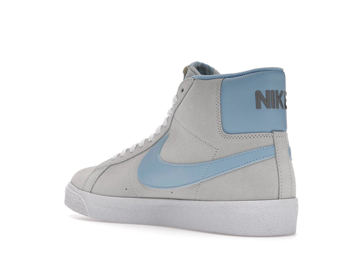 Nike SB Blazer Mid Soft Grey Baby Blue - vue secondaire B