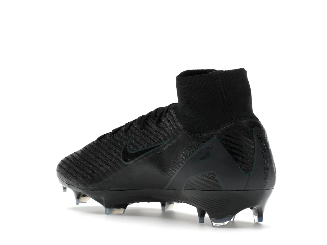 Nike Mercurial Superfly 10 Elite FG Black Deep Jungle - vue secondaire B
