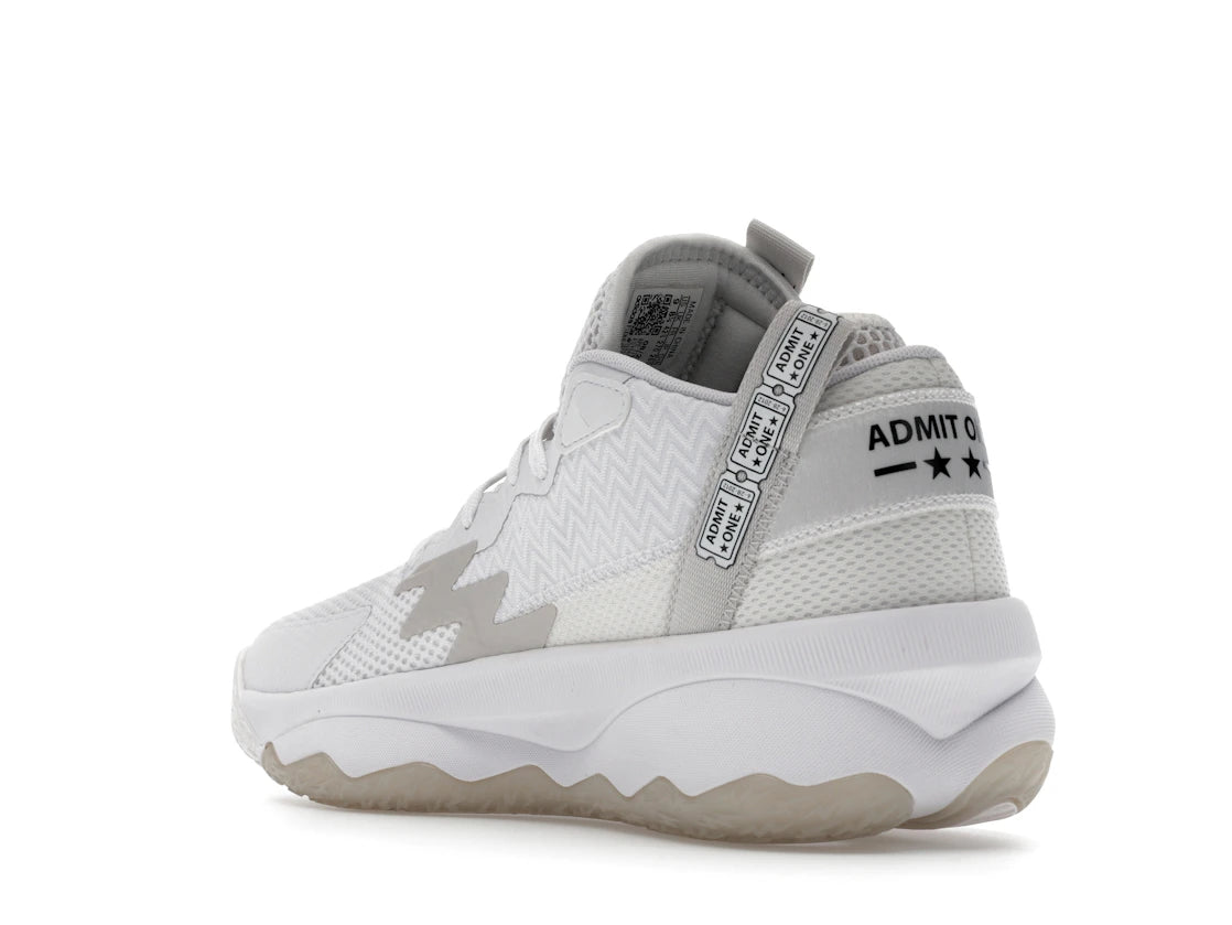 adidas Dame 8 Admit One Cloud White - vue secondaire B