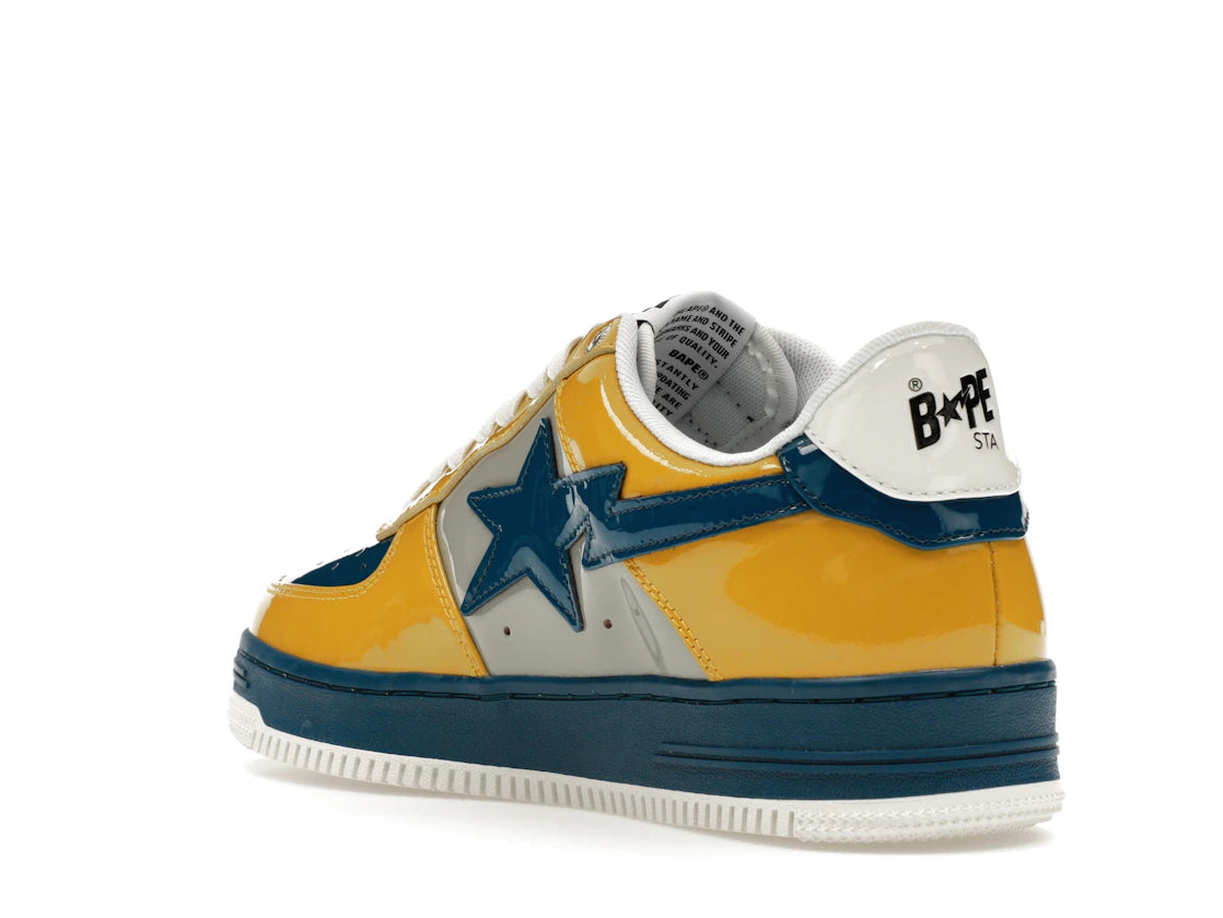 A Bathing Ape Bape Sta Nostalgic Blue Yellow - vue secondaire B