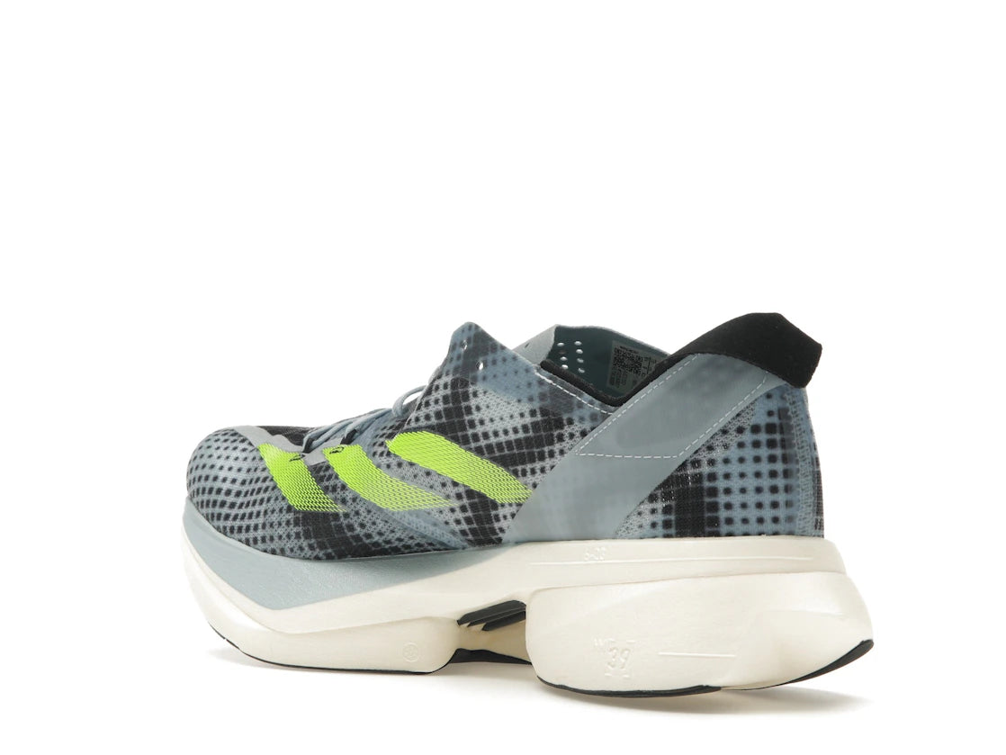 adidas Adios Pro 3 Wonder Blue Lucid Lemon - vue secondaire B