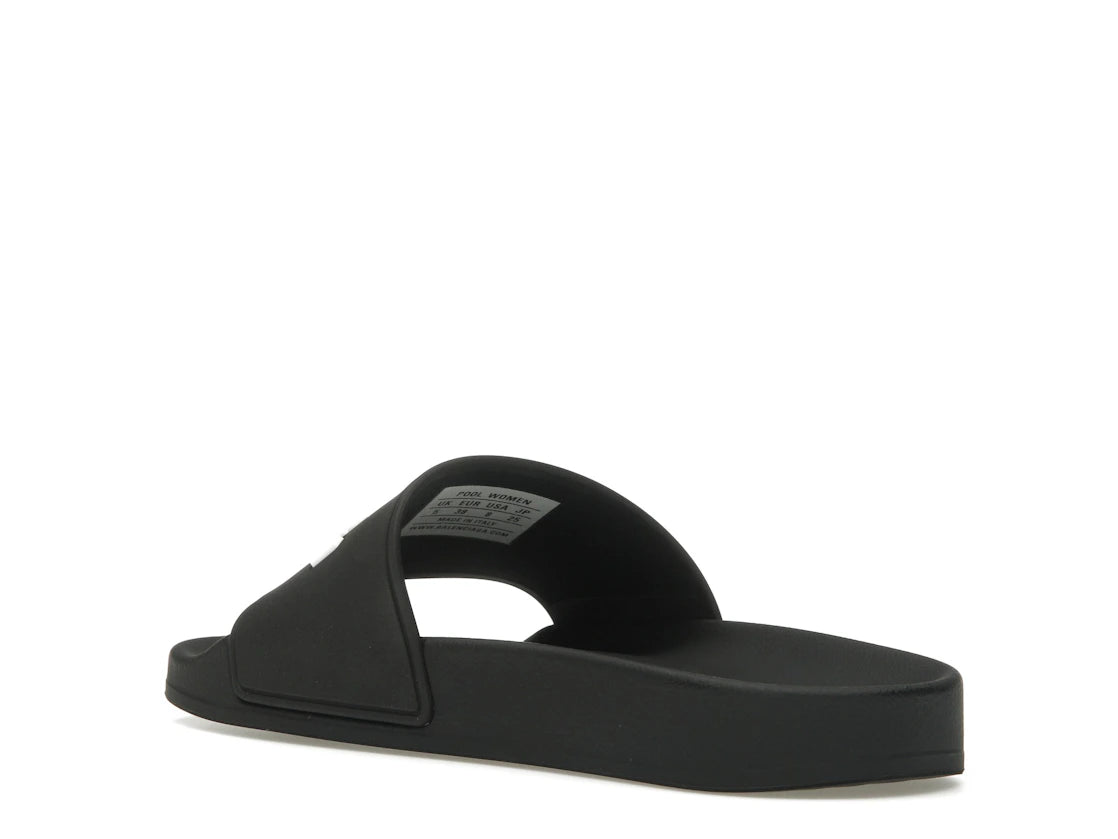 Balenciaga Pool Slide Black White (Women's) - vue secondaire B