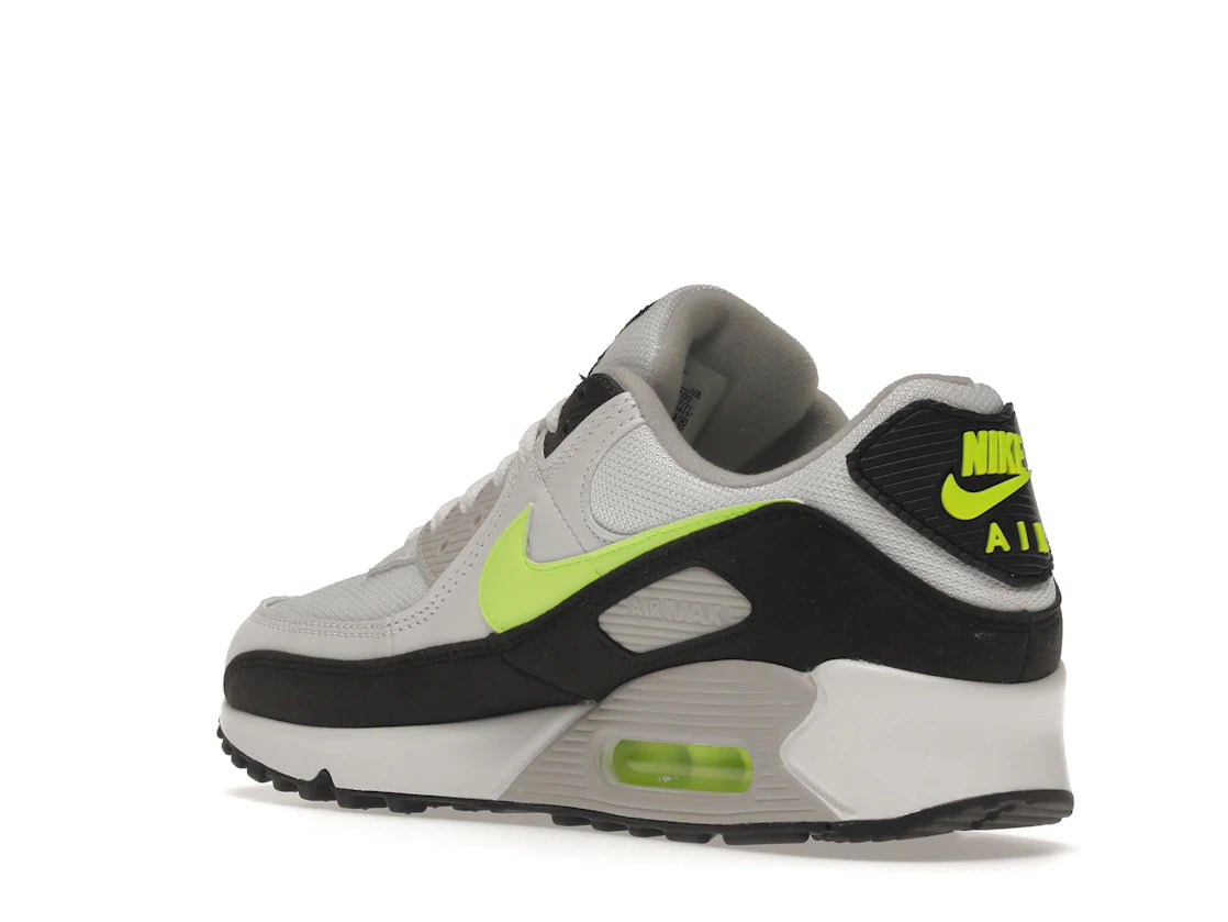 Nike Air Max 90 White Hot Lime - vue secondaire B