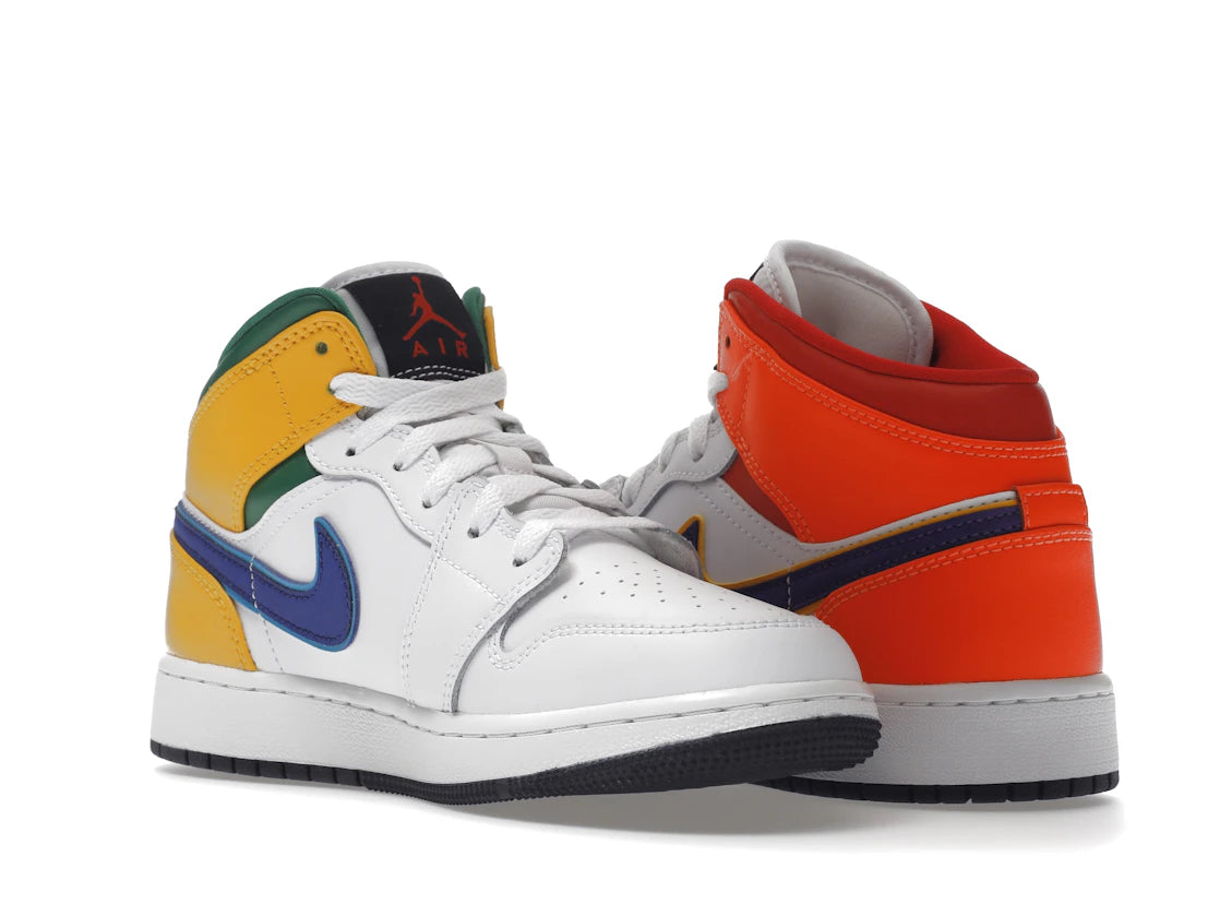 Jordan 1 Mid Alternate Multi-Color (GS) - vue secondaire B