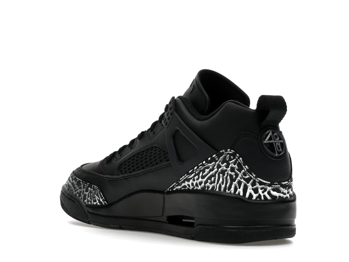 Jordan Spizike Low Black Metallic Silver - vue secondaire B