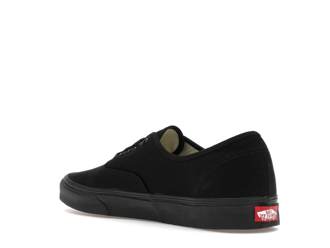 Vans Authentic Black Canvas - vue secondaire B
