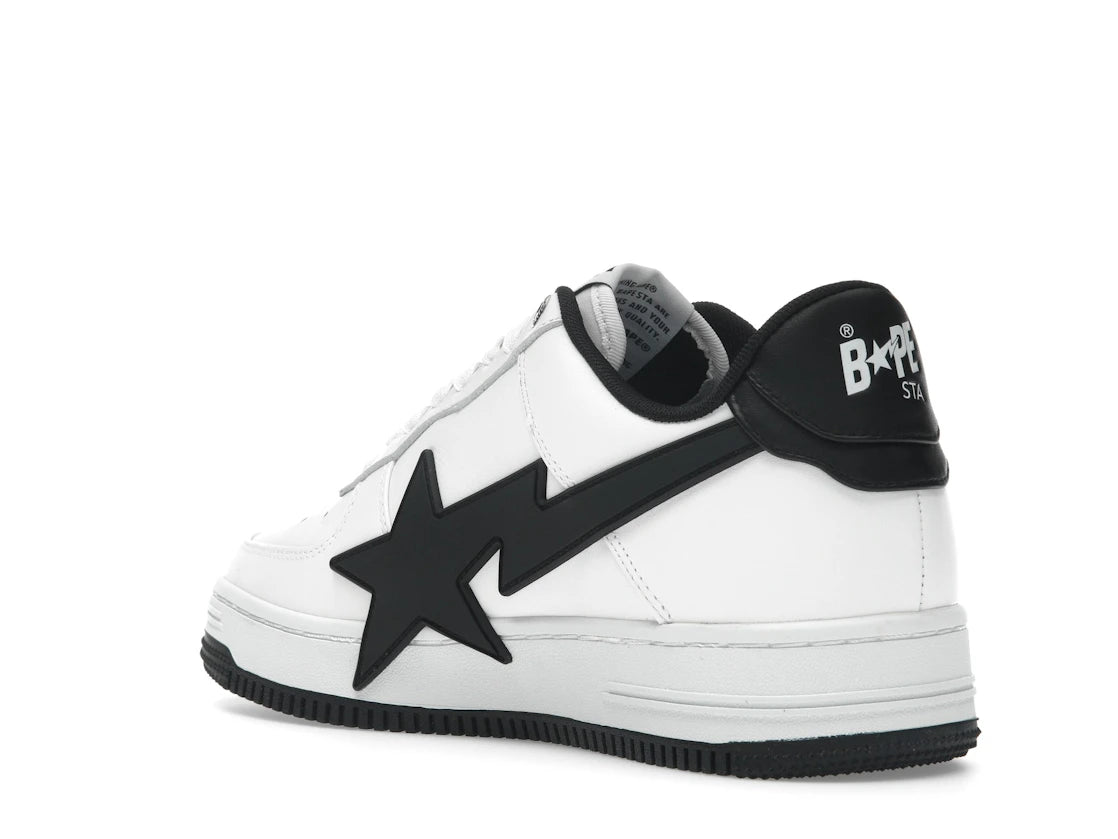 A Bathing Ape Bape Sta OS #2 White Black - vue secondaire B