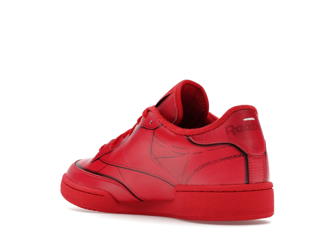 Reebok Club C TL Maison Margiela Vector Red - vue secondaire B