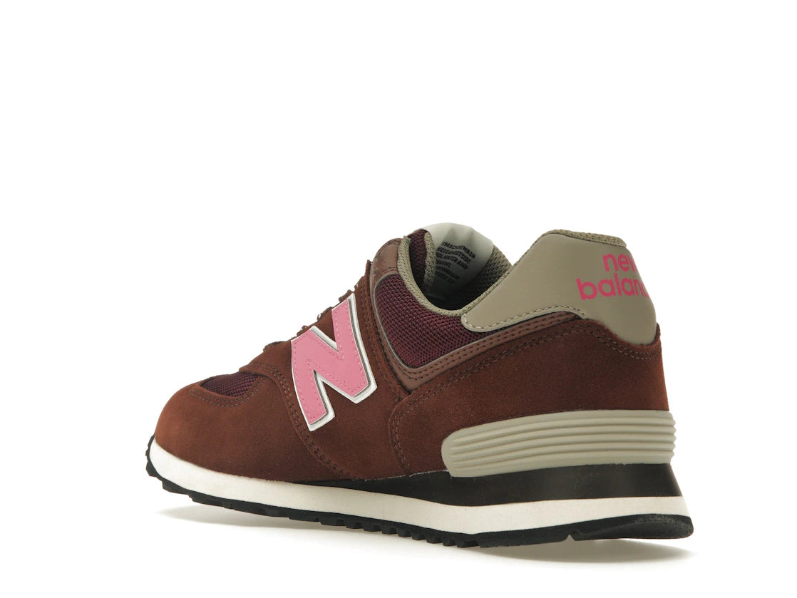New Balance 574 Brown Pink - vue secondaire B