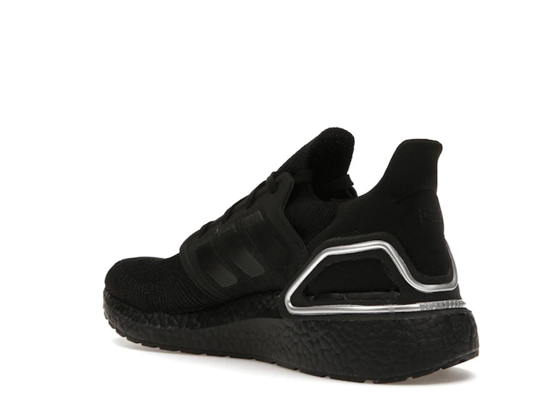 adidas Ultra Boost 20 Core Black Silver Metallic - vue secondaire B