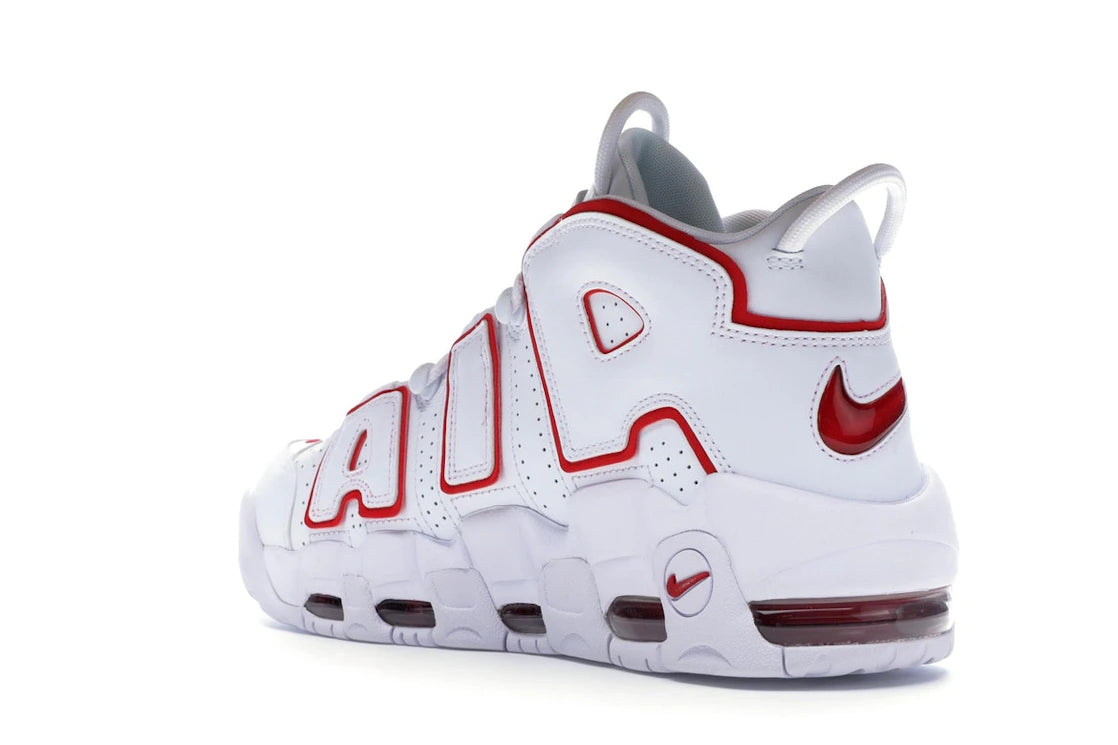 Nike Air More Uptempo White Varsity Red Outline - vue secondaire B