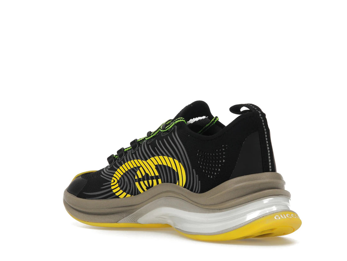 Gucci Run Black Yellow Beige - vue secondaire B