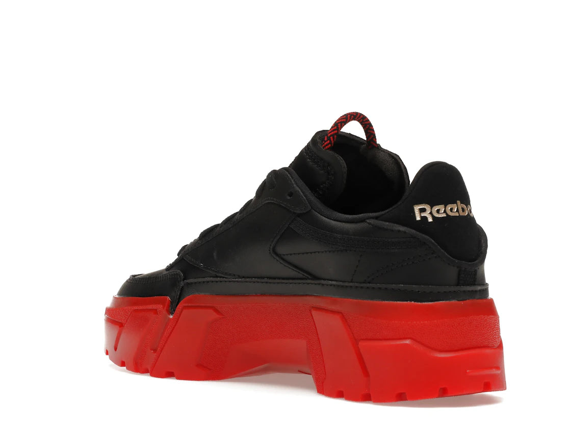 Reebok Club C Cardi B Black Red (Women's) - vue secondaire B