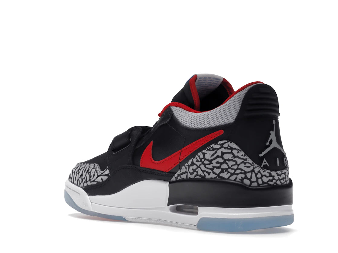 Jordan Legacy 312 Low Black Valor Blue - vue secondaire B