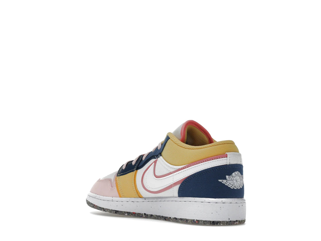 Jordan 1 Low SE Multi Canvas (GS) - vue secondaire B