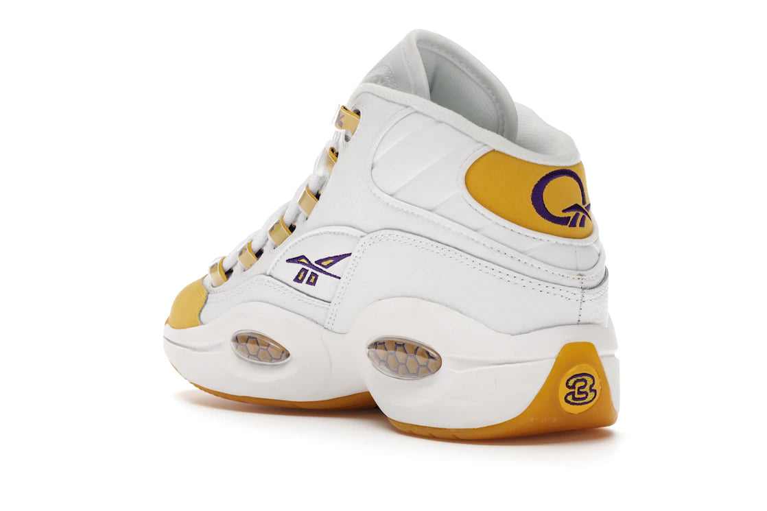 Reebok Question Mid Yellow Toe (GS) - vue secondaire B