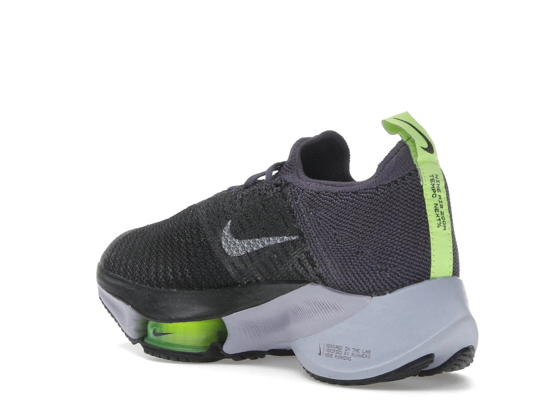 Nike Air Zoom Tempo Next% Flyknit Dark Raisin Black Volt (Women's) - vue secondaire B