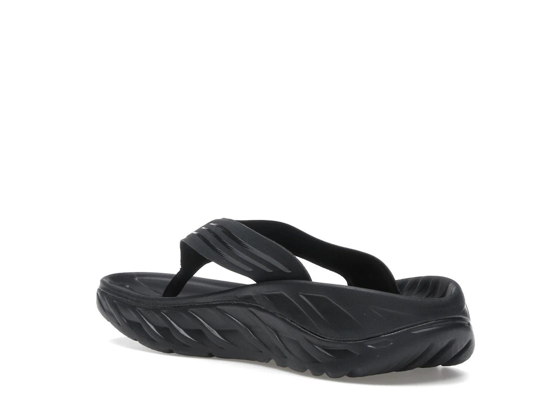 Hoka One One Ora Recovery Flip Black Dark Gull Grey - vue secondaire B