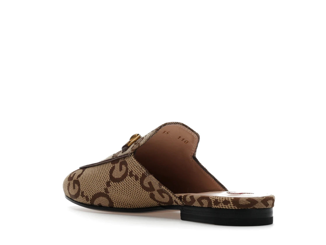 Gucci Princetown Slipper Jumbo GG Camel Canvas - vue secondaire B