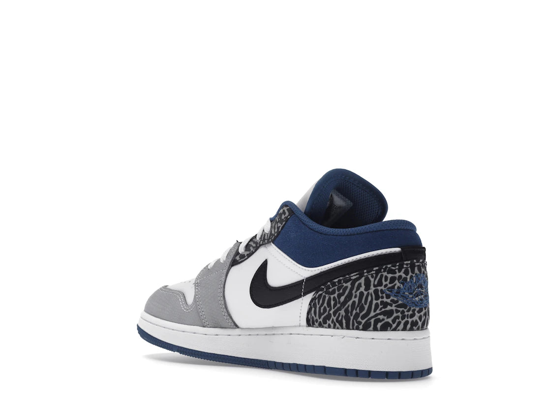 Jordan 1 Low SE True Blue (GS) - vue secondaire B