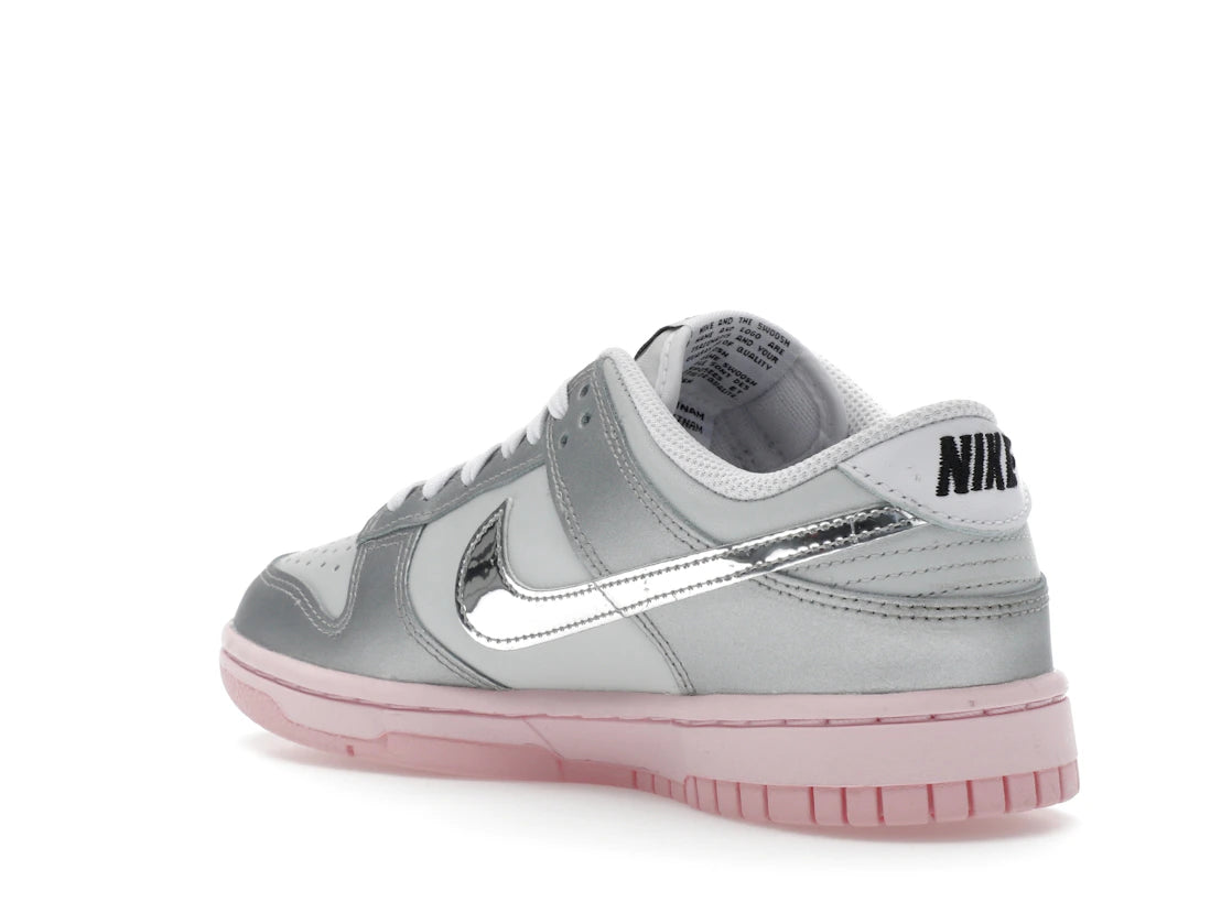 Nike Dunk Low LX Metallic Silver Pink Foam (Women's) - vue secondaire B