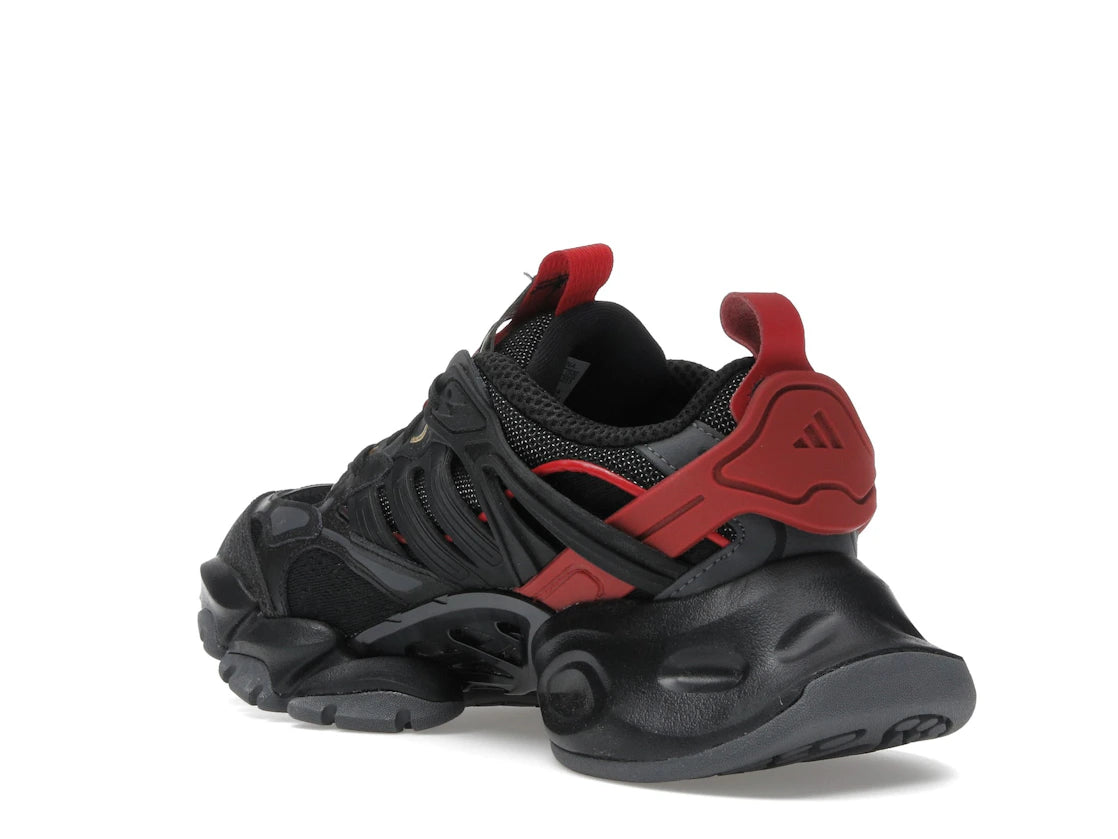 adidas XLG Runner Deluxe Black Gold Metallic Red - vue secondaire B