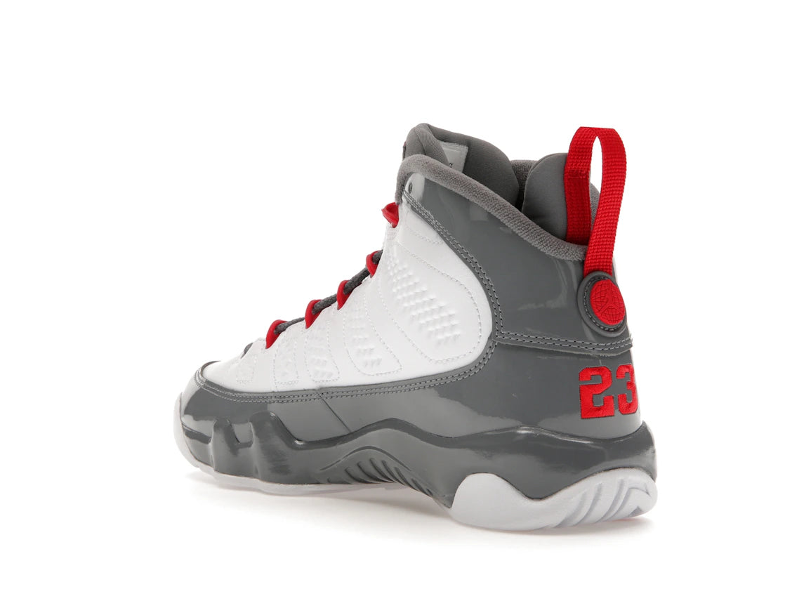 Jordan 9 Retro Fire Red (GS) - vue secondaire B