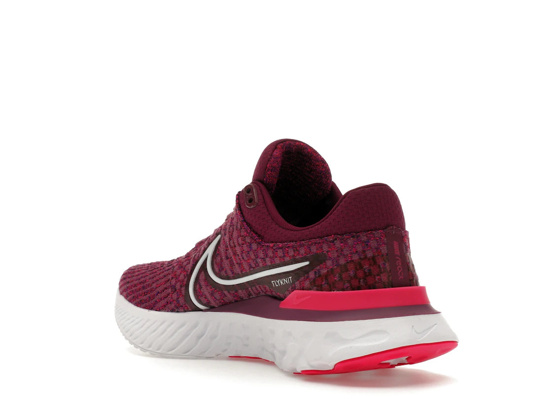 Nike React Infinity Run Flyknit 3 Light Bordeaux (Women's) - vue secondaire B