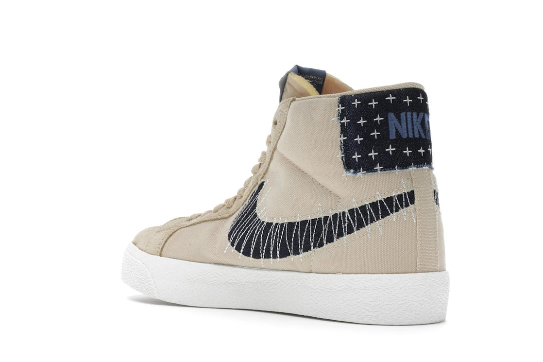 Nike SB Zoom Blazer Mid Sashiko Sesame - vue secondaire B