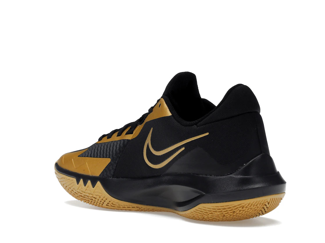 Nike Precision 6 Black Metallic Gold - vue secondaire B
