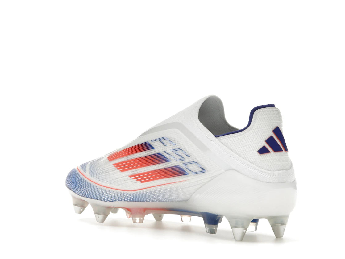 adidas F50 Elite Laceless SG Cloud White Solar Red Lucid Blue - vue secondaire B